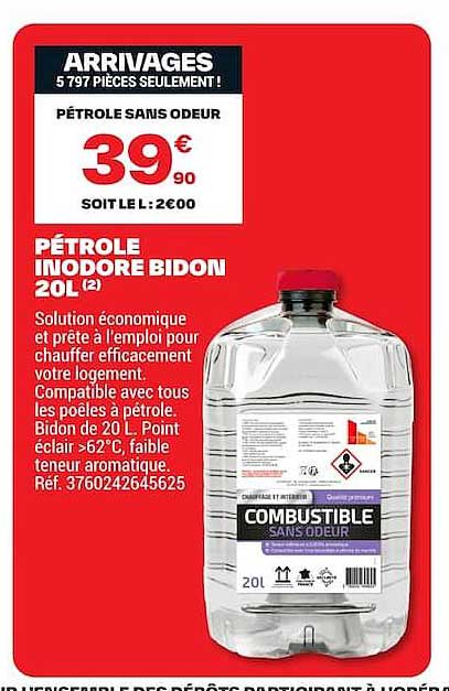 PÉTROLE INODORE BIDON 20L (2)