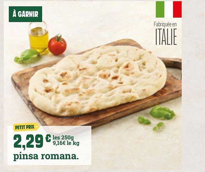 Pinsa romana.