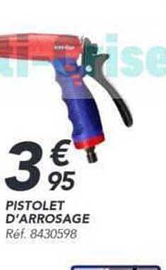 PISTOLET D'ARROSAGE