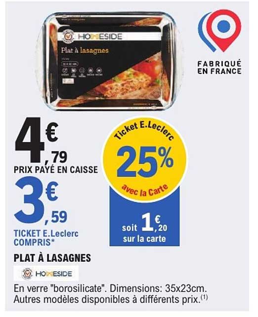 PLAT À LASAGNES