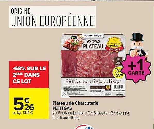 Plateau de Charcuterie PETITGAS