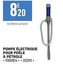 POMPE ÉLECTRIQUE POUR POÊLE À PÉTROLE
