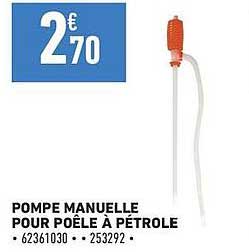 POMPE MANUELLE POUR POÊLÉ À PÉTROLE