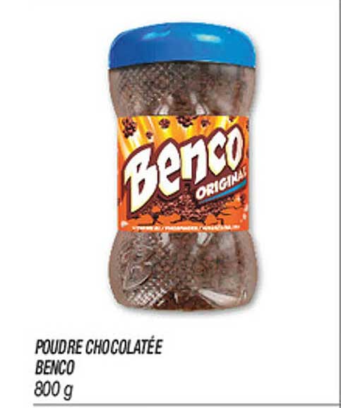 POUDRE CHOCOLATÉE BENCO 800 g