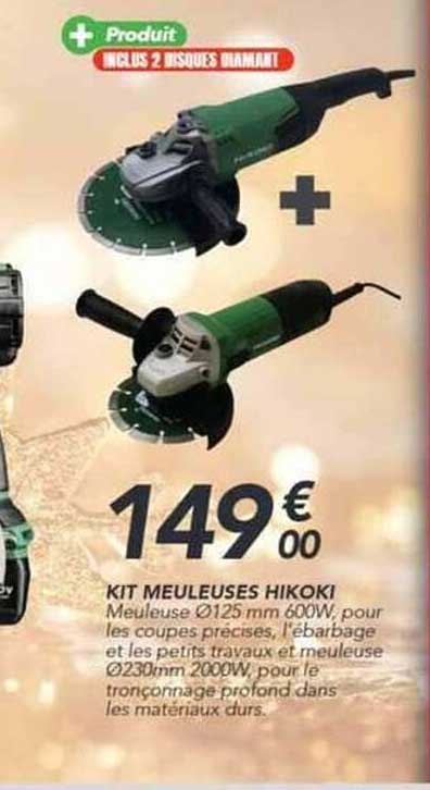 + Produit INCLUS 2 DISQUES DIAMANT