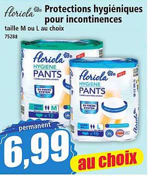 Protections hygiéniques pour incontinences