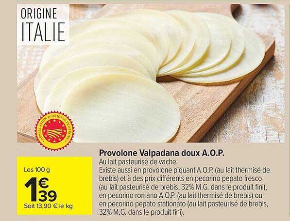 Provolone Valpadana doux A.O.P.