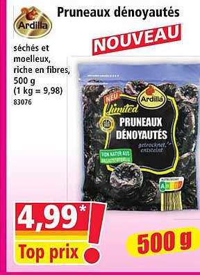 Pruneaux dénoyautés