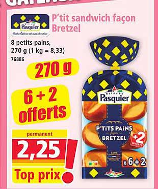 P'tit sandwich façon Bretzel