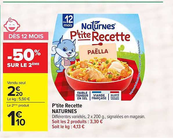 P'tite Recette NATURNES