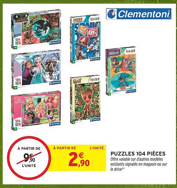 PUZZLES 104 PIÈCES