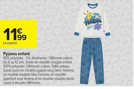 Pyjama enfant