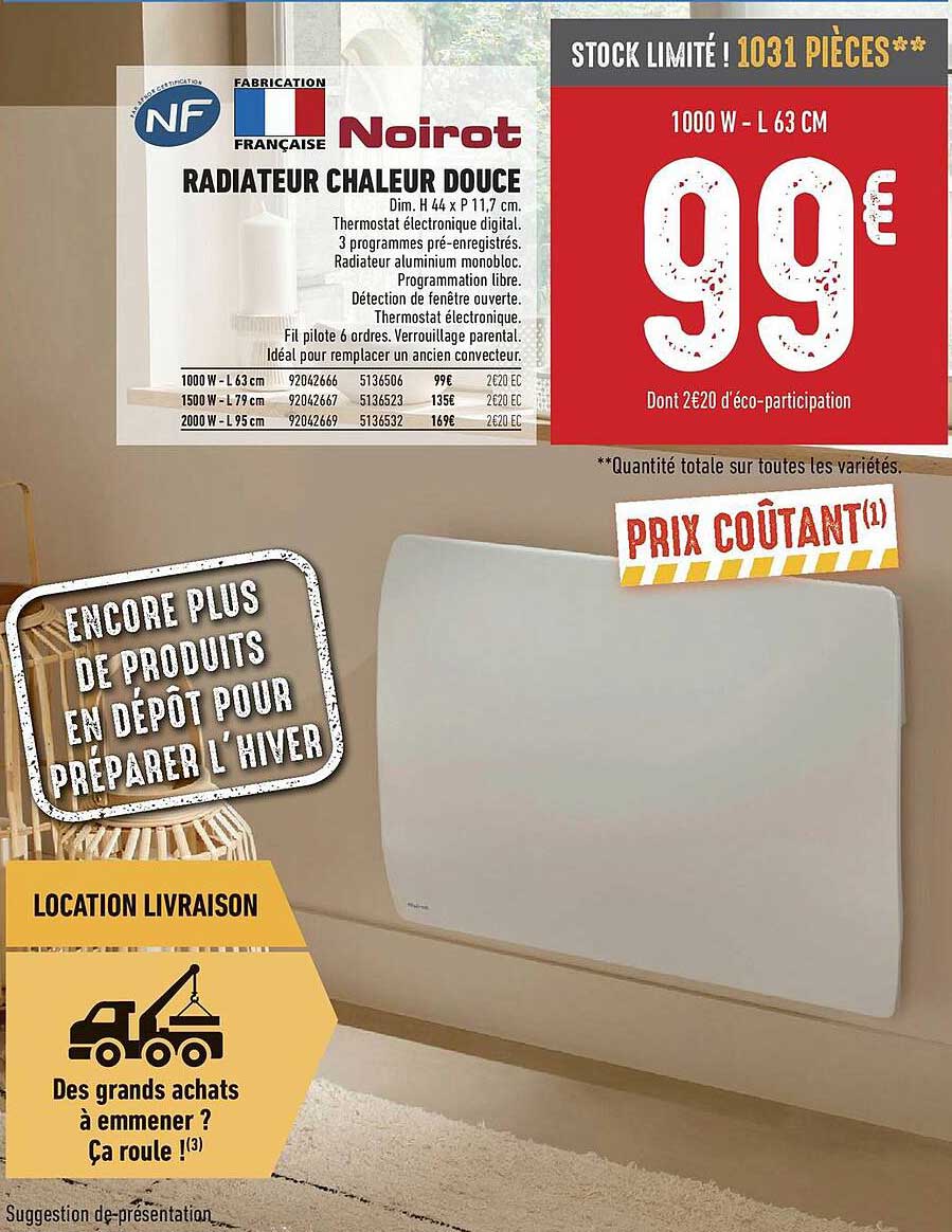 RADIATEUR CHALEUR DOUCE