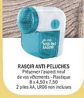 RASOIR ANTI-PELUCHES