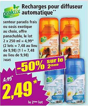 Recharges pour diffuseur automatique**