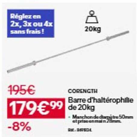 Réglez en 2x, 3x ou 4x sans frais !