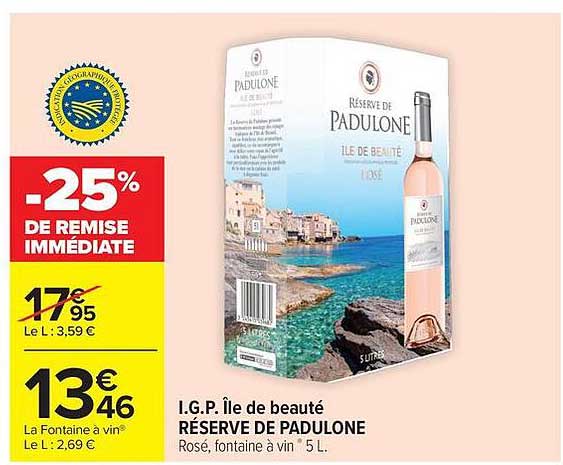 RÉSERVE DE PADULONE