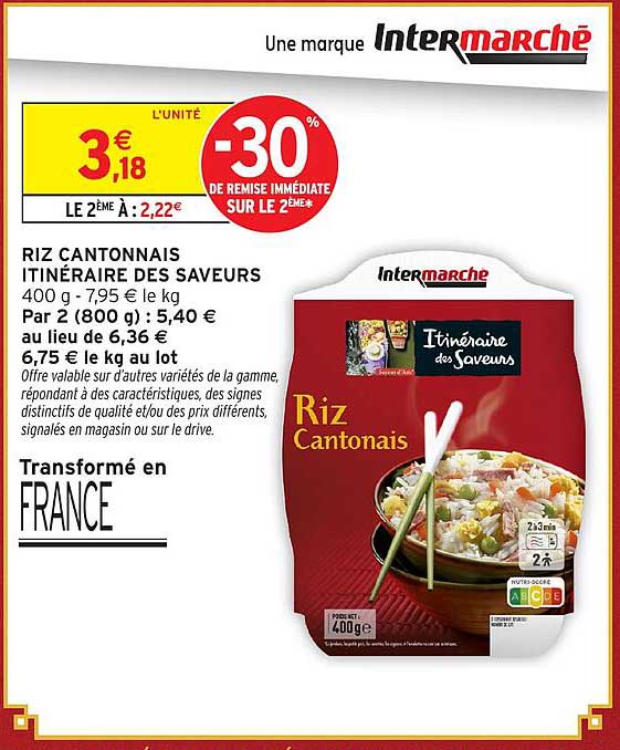 RIZ CANTONAIS ITINERAIRE DES SAVEURS