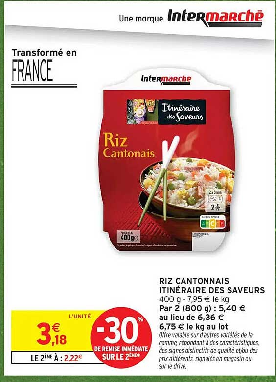 RIZ CANTONNAIS ITINÉRAIRE DES SAVEURS