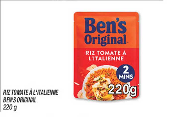RIZ TOMATE À L'ITALIENNE BEN'S ORIGINAL 220 g
