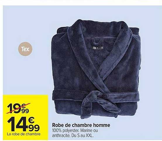 Robe de chambre homme