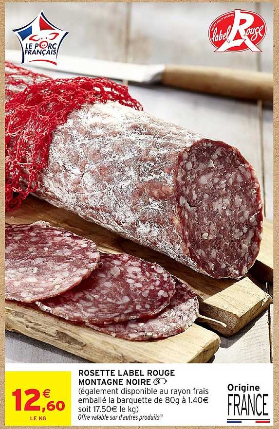 ROSETTE LABEL ROUGE MONTAGNE NOIRE