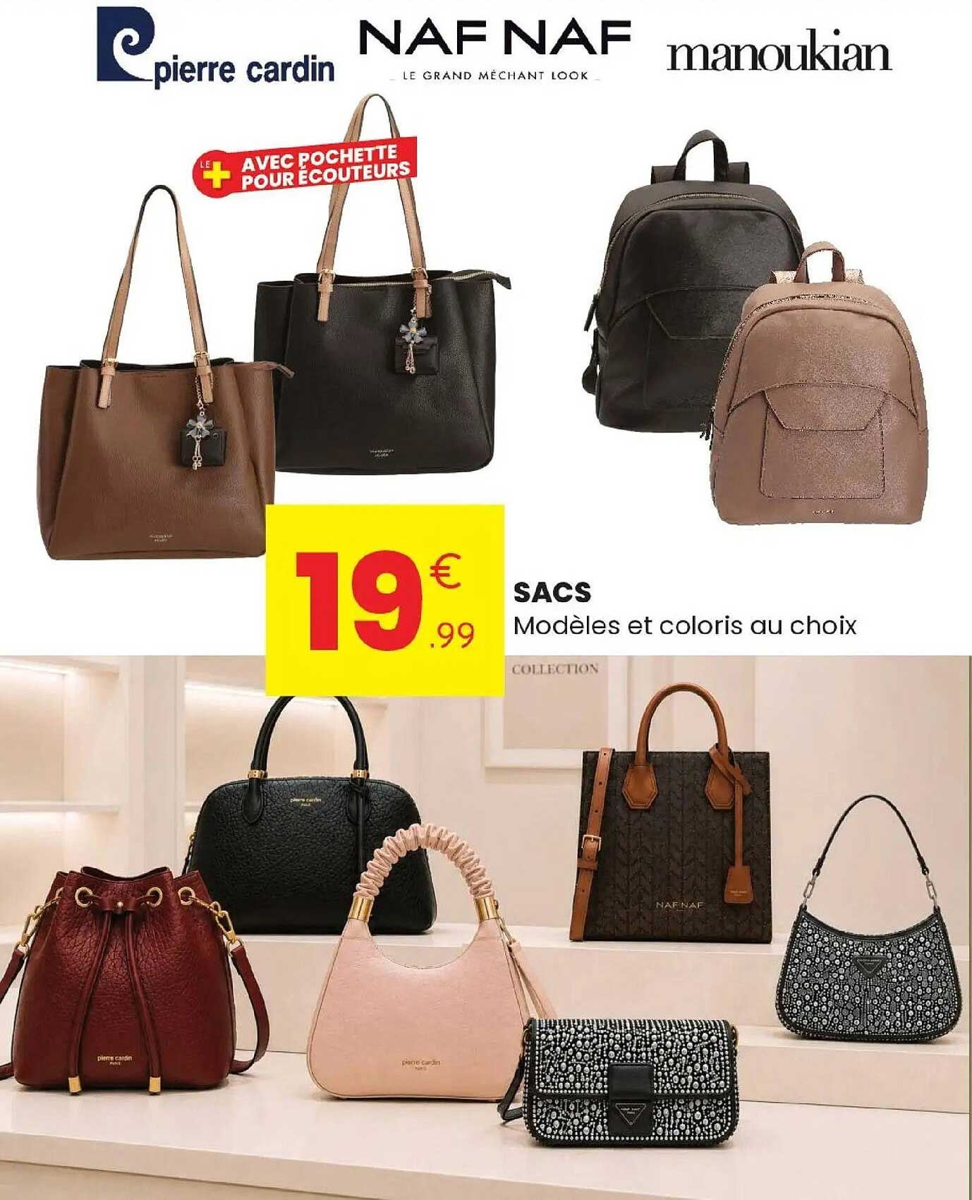 SACS Modèles et coloris au choix