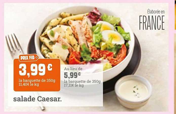 salade Caesar.