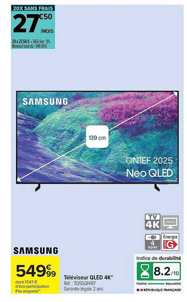 Samsung QN1EF 2025 Neo QLED