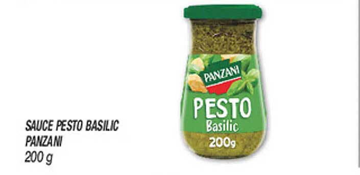 SAUCE PESTO BASILIC PANZANI 200 g