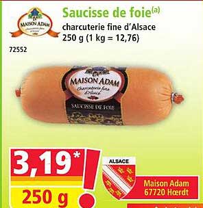 Saucisse de foie(a)