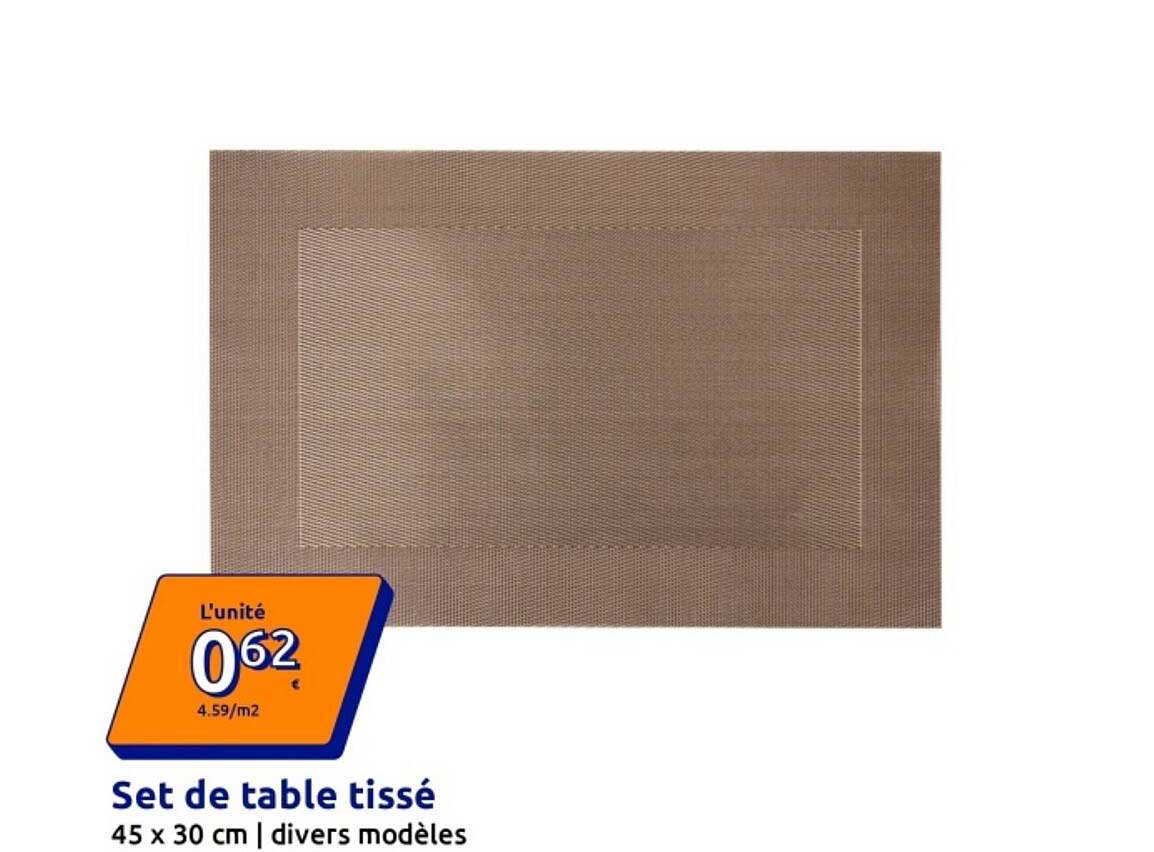 Set de table tissé