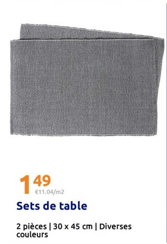 Sets de table