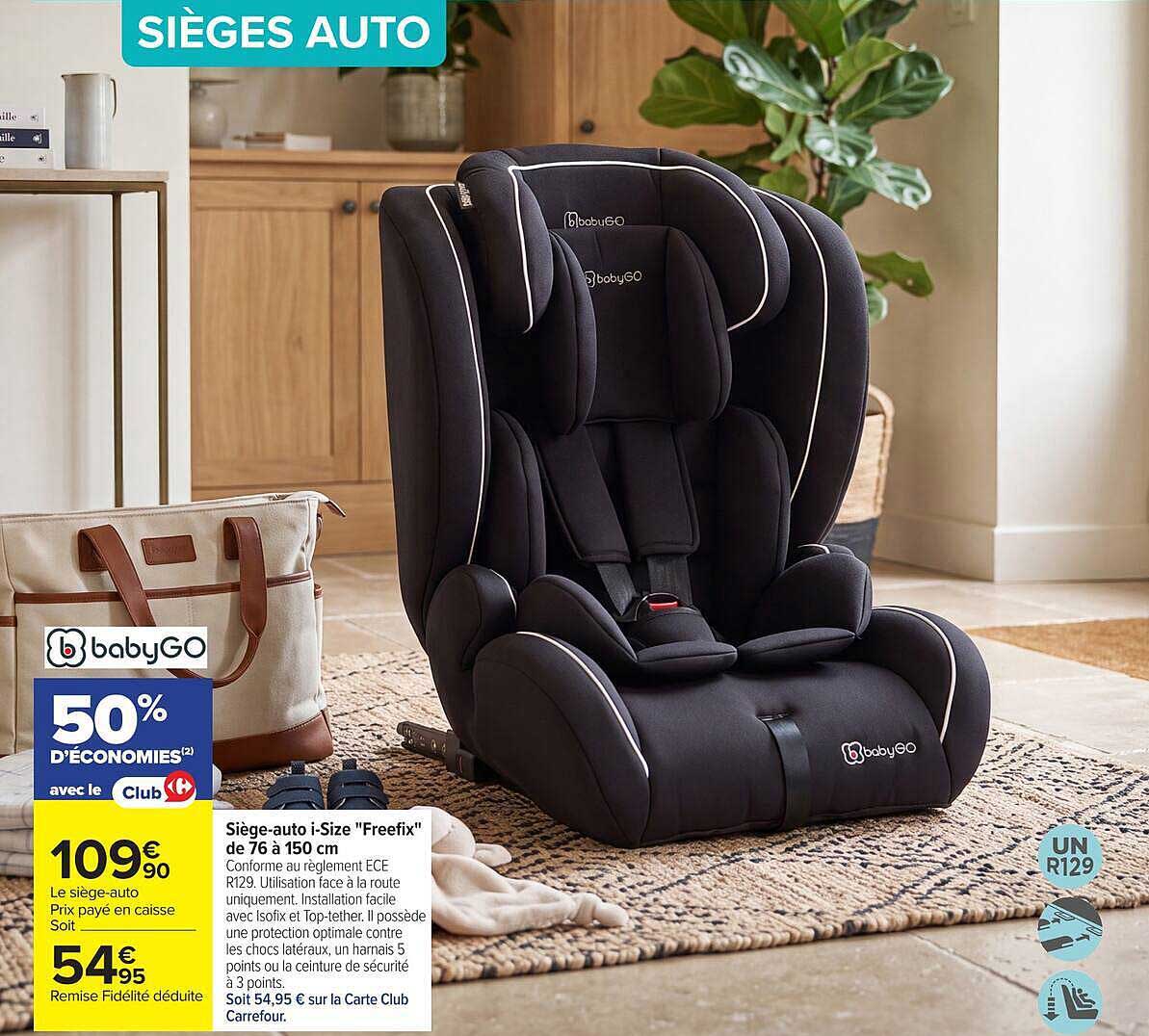 Siège-auto i-Size "Freefix" de 76 à 150 cm