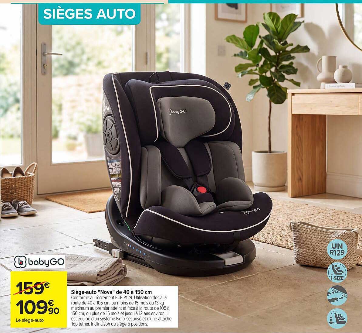 Siège-auto "Nova" de 40 à 150 cm
