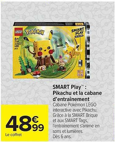 SMART Play™ Pikachu et la cabane d’entraînement