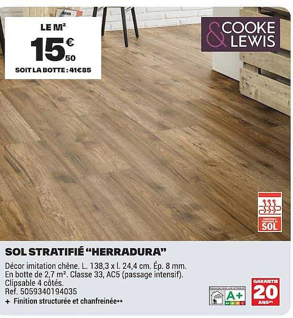SOL STRATIFIÉ “HERRADURA”