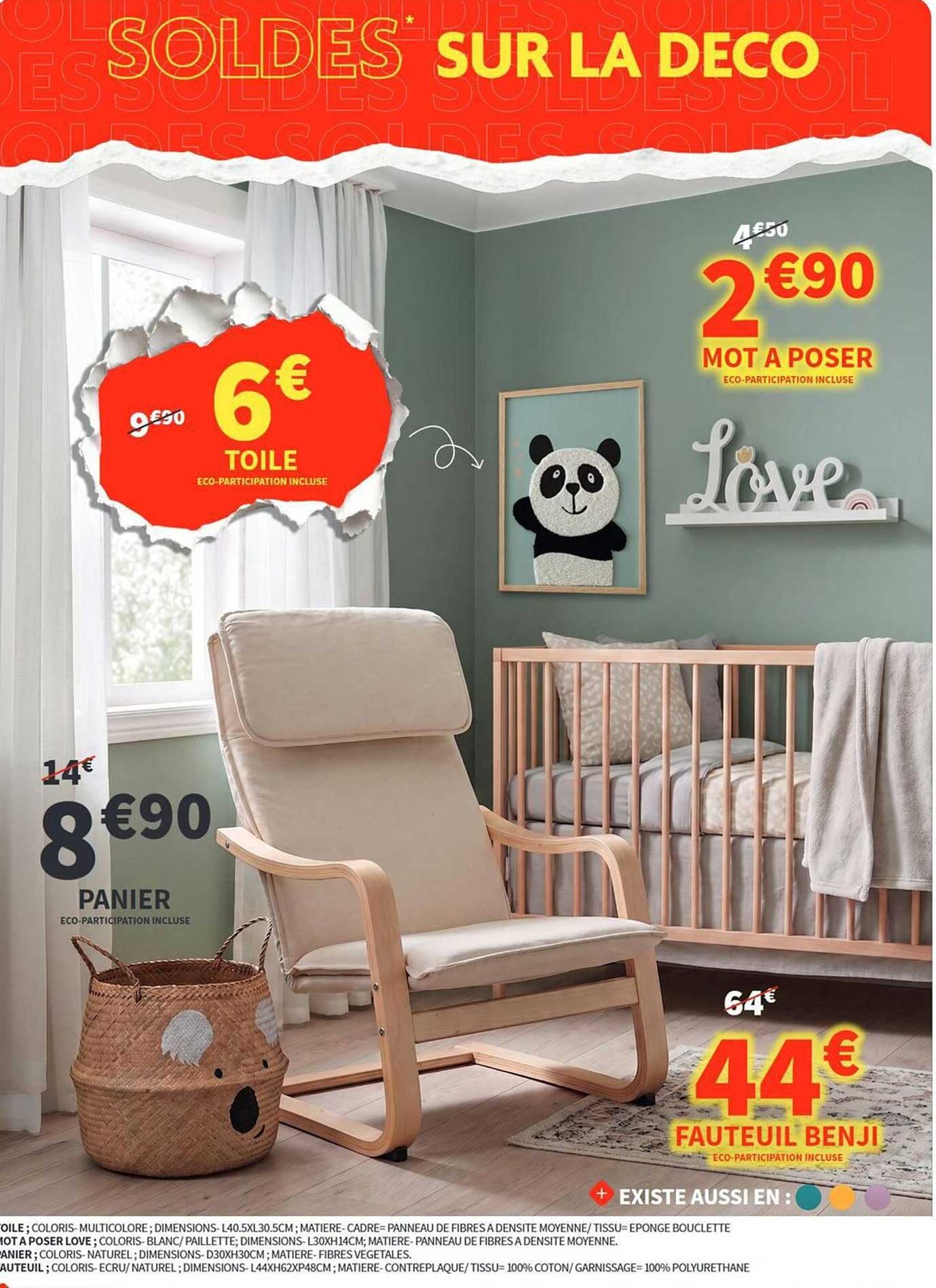 SOLDES* SUR LA DECO