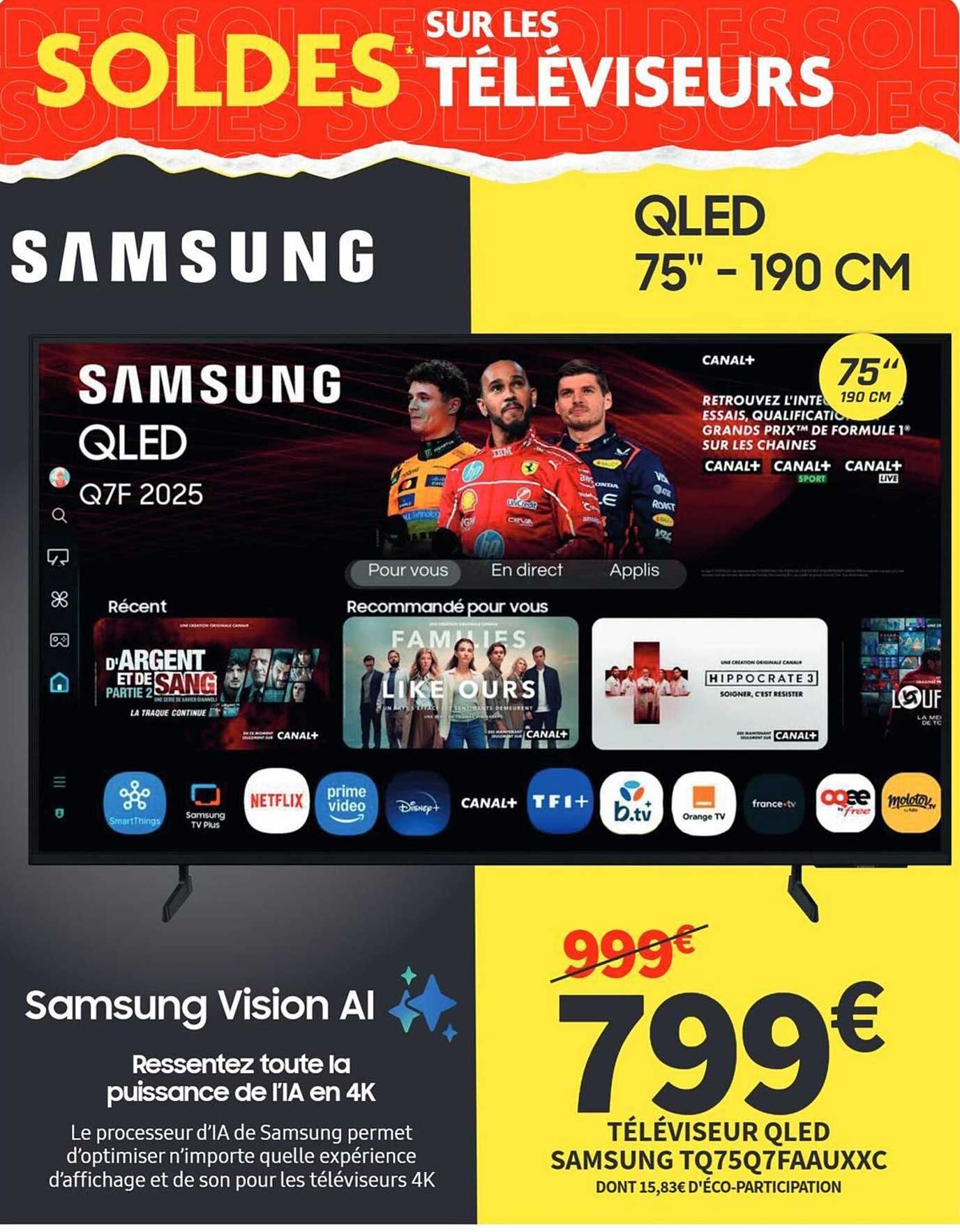 SOLDES SUR LES TÉLÉVISEURS