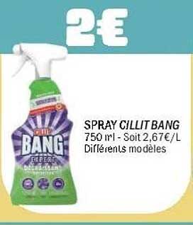 SPRAY CILLIT BANG 750 ml - Soit 2,67 €/L Différents modèles