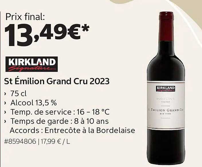 St Émilion Grand Cru 2023