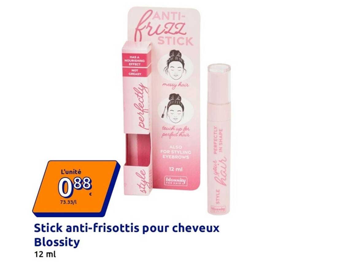 Stick anti-frisottis pour cheveux Blossity