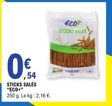 STICKS SALÉS “ECO+”