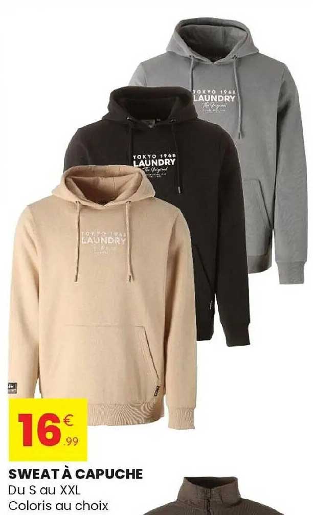 SWEAT À CAPUCHE