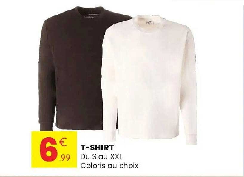 T-SHIRT Du S au XXL Coloris au choix