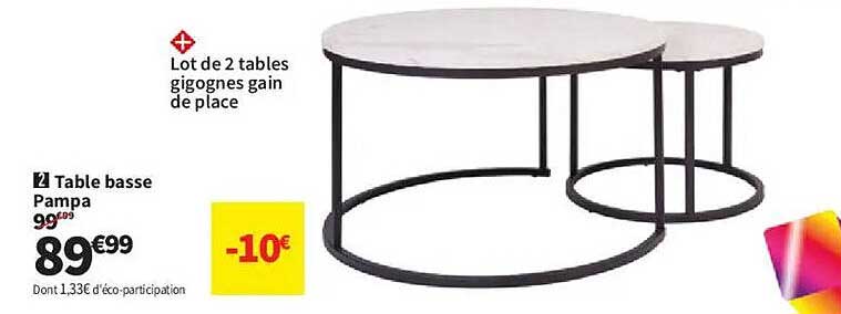Table basse Pampa