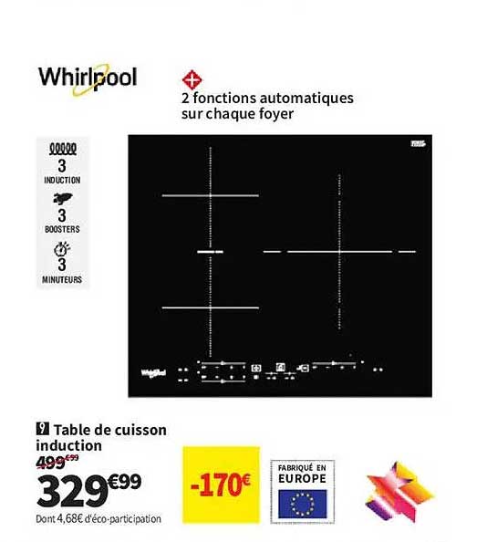 Table de cuisson induction