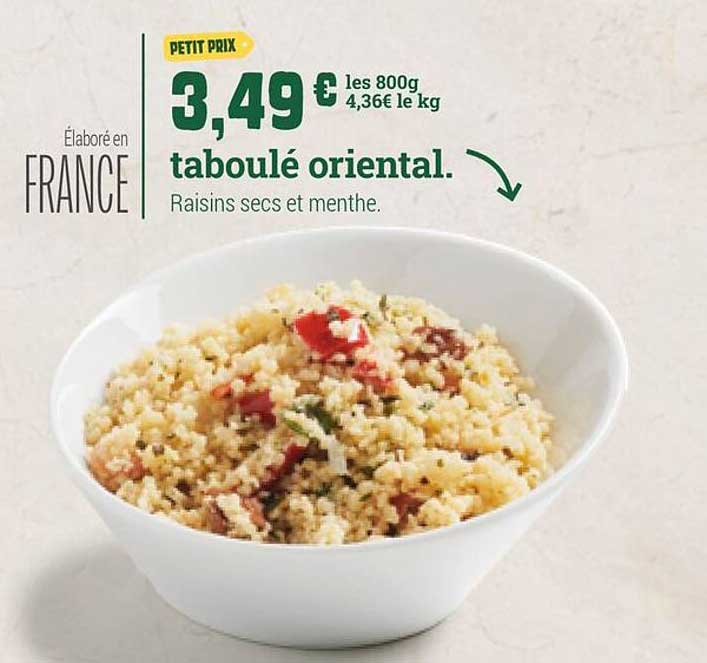 taboulé oriental.
