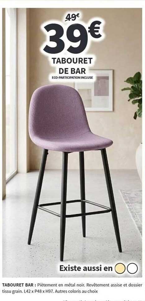 TABOURET DE BAR
