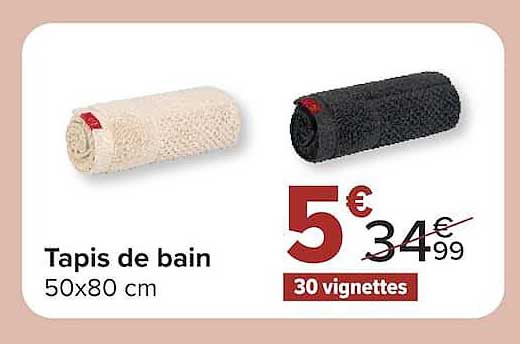 Tapis de bain 50x80 cm